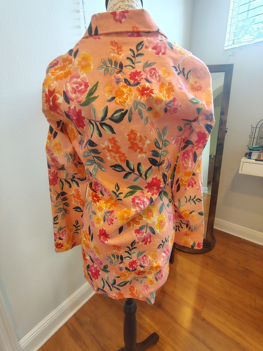 Lovers + Friends Pink Floral Mini Blazer Dress - Picture 3 of 4